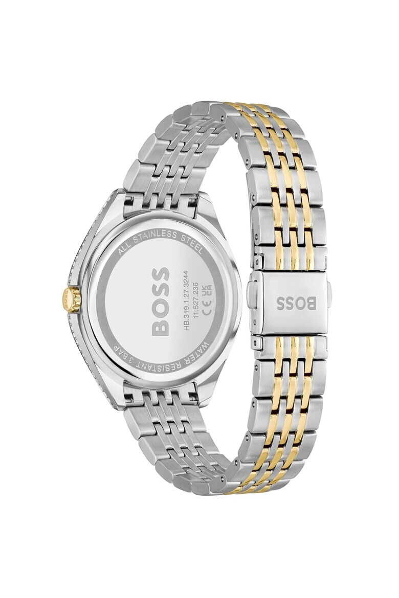 BOSS Ceas dama 1502702 Quartz Argintiu Auriu - Pled.ro