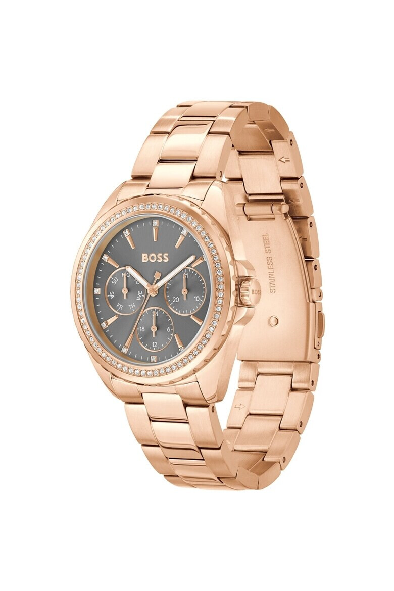 BOSS Ceas dama 1502711 Quartz Rose gold - Pled.ro