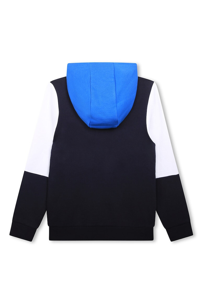 BOSS Kidswear Hanorac cu fermoar si model colorblock - Pled.ro