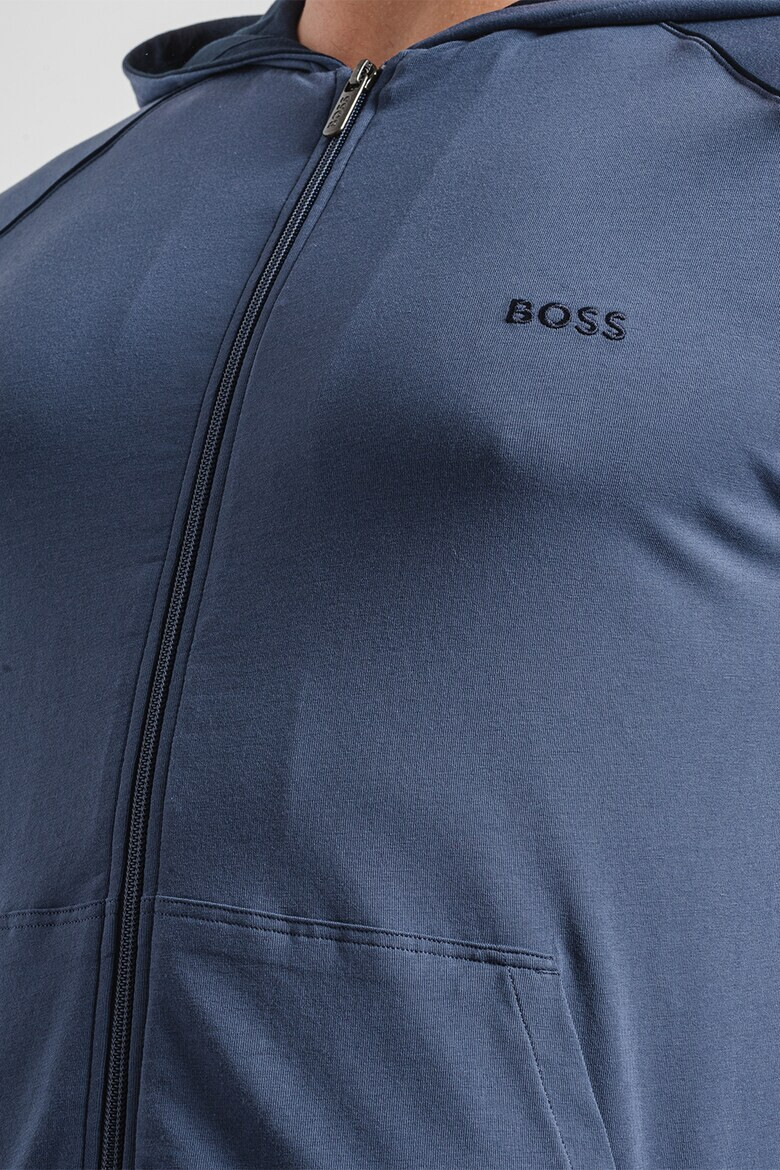 BOSS Hanorac de casa cu fermoar si maneci raglan - Pled.ro