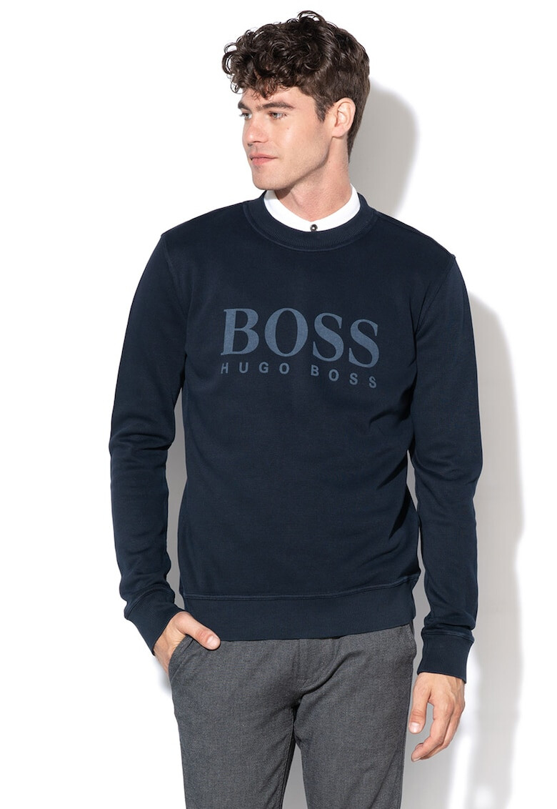 Boss Hugo Bluza sport cu logo supradimensionat - Pled.ro