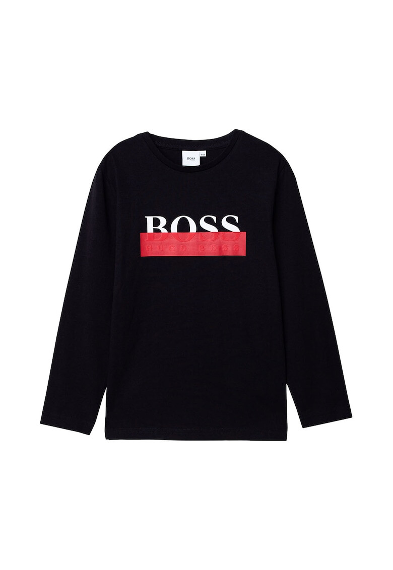 Boss Hugo Boss Bluza cu imprimeu logo contrastant - Pled.ro