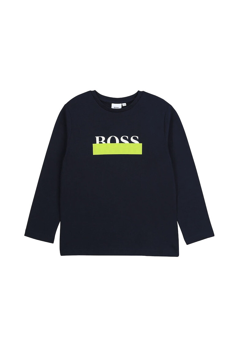 Boss Hugo Boss Bluza cu imprimeu logo contrastant - Pled.ro