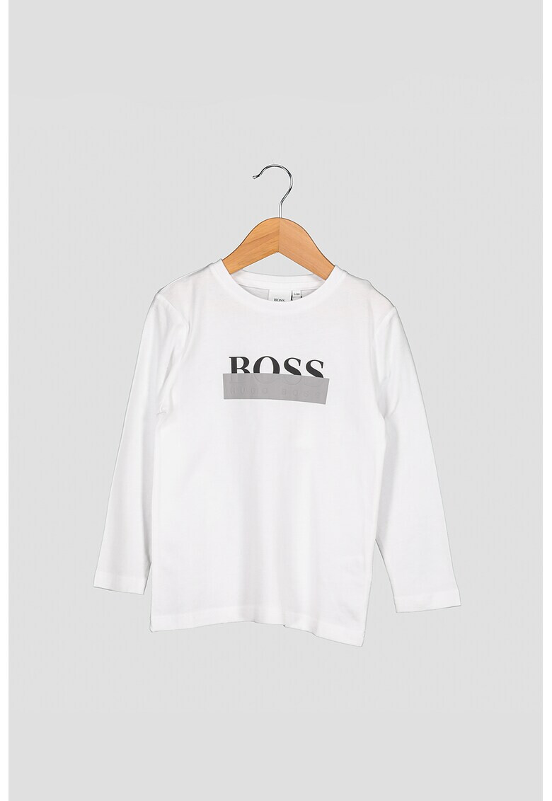 Boss Hugo Boss Bluza cu imprimeu logo contrastant - Pled.ro