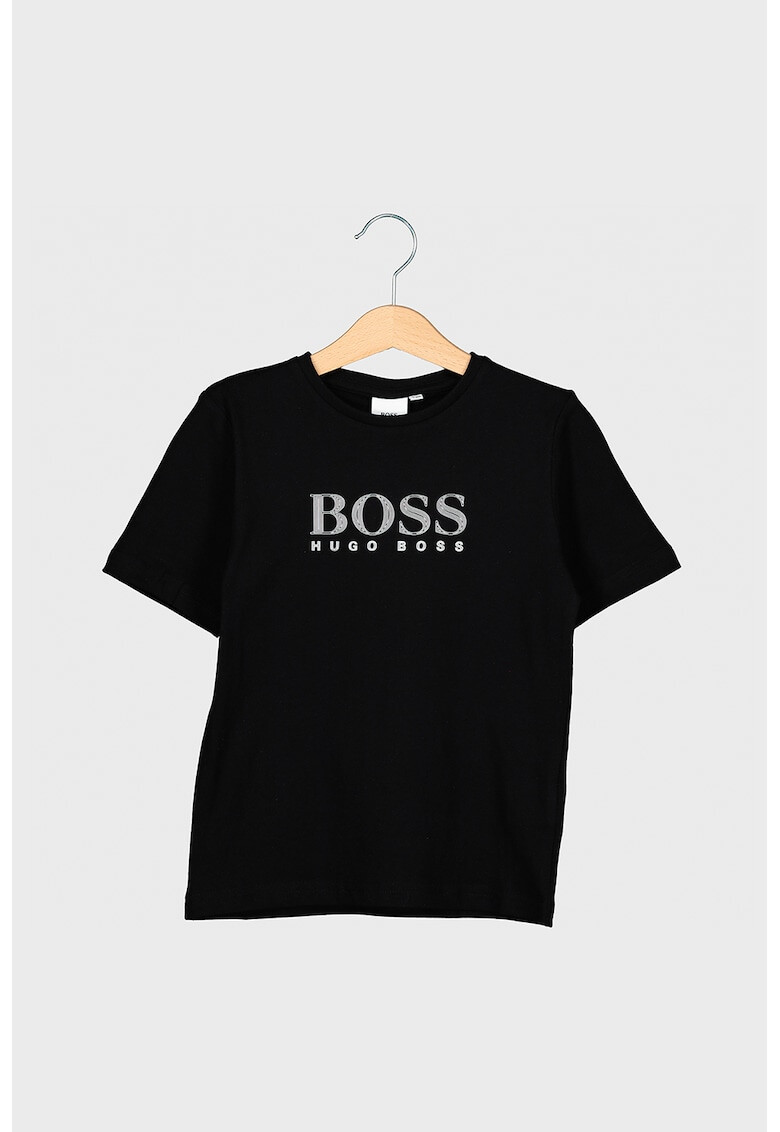 BOSS Tricou de bumbac cu imprimeu logo - Pled.ro