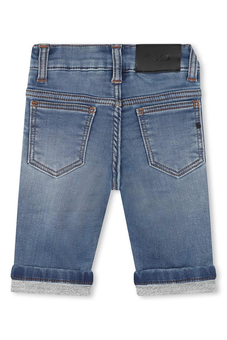 BOSS Kidswear Bermude din denim cu aspect decolorat - Pled.ro