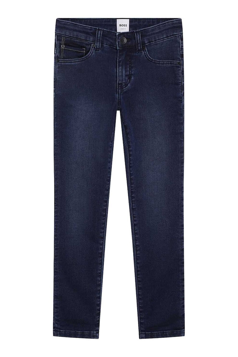 BOSS Kidswear Blugi skinny cu aspect decolorat - Pled.ro