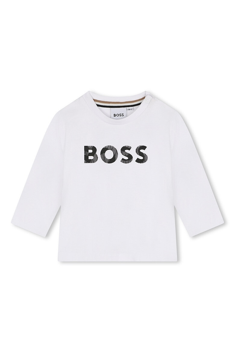 BOSS Kidswear Bluza cu imprimeu logo - Pled.ro