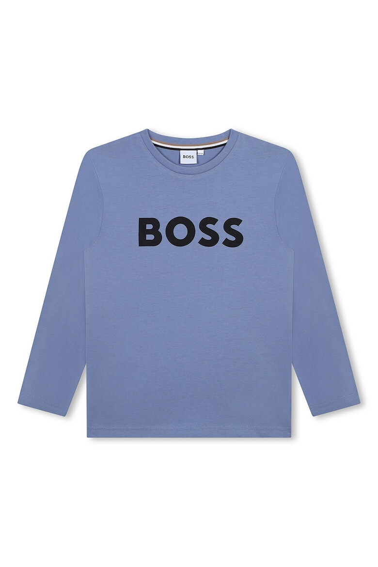 BOSS Kidswear Bluza cu imprimeu logo - Pled.ro