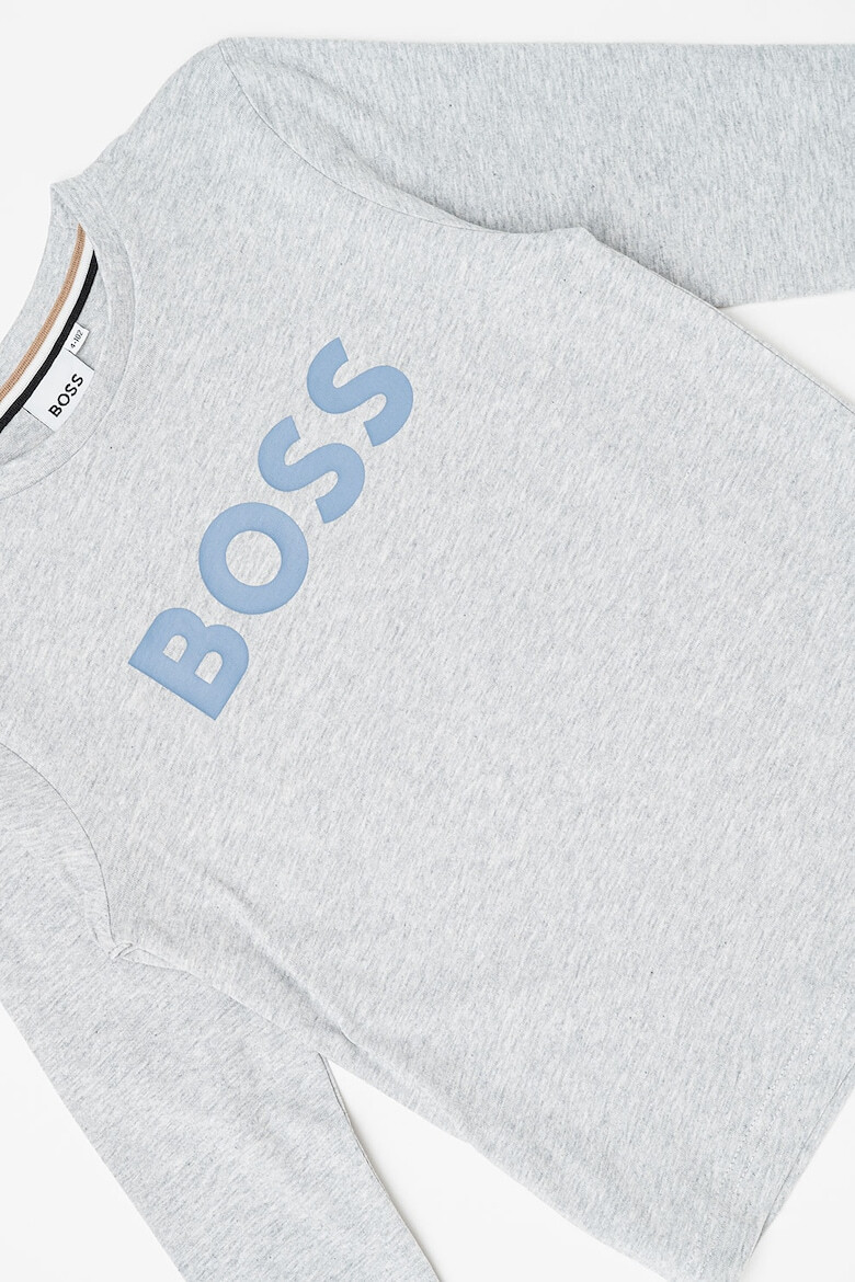 BOSS Kidswear Bluza cu imprimeu logo - Pled.ro