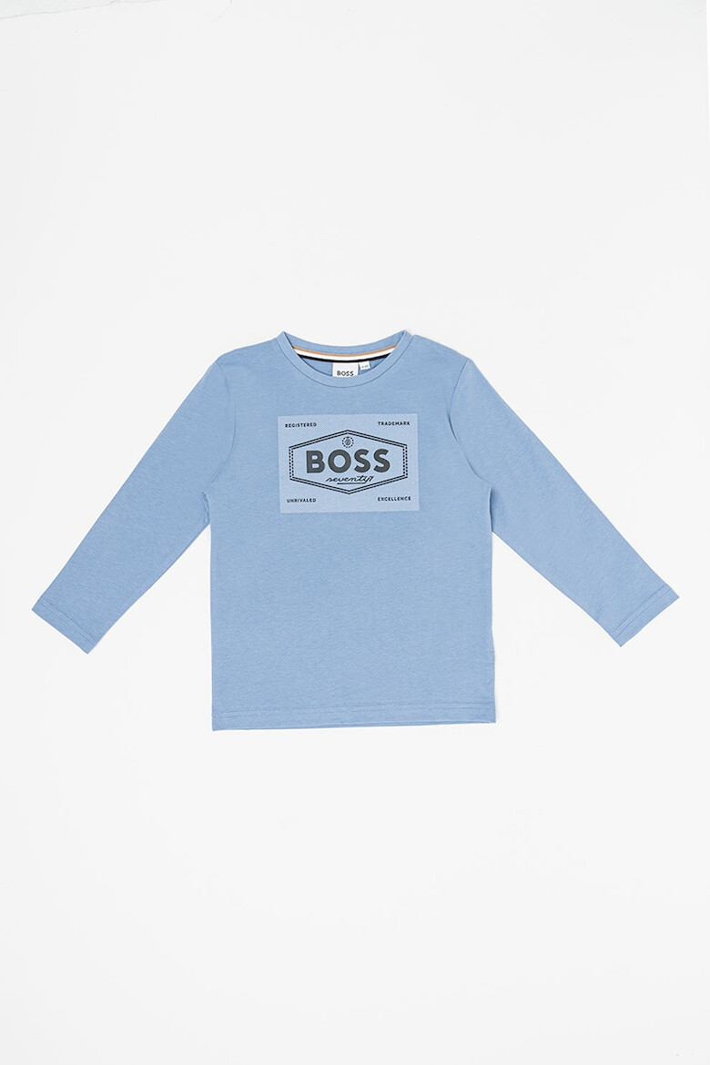 BOSS Kidswear Bluza cu imprimeu logo - Pled.ro