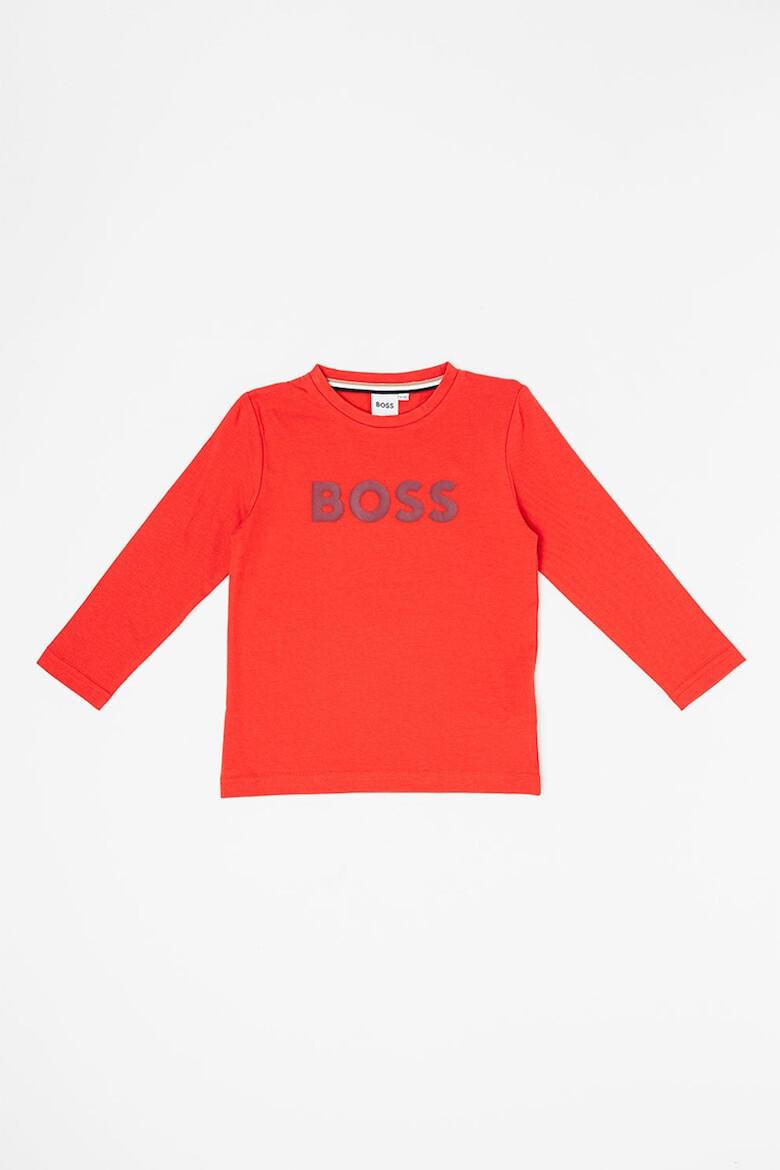 BOSS Kidswear Bluza cu imprimeu logo - Pled.ro