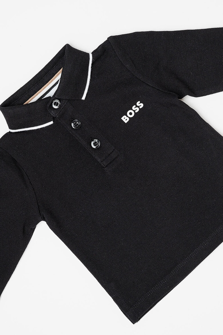 BOSS Kidswear Bluza polo de bumbac - Pled.ro