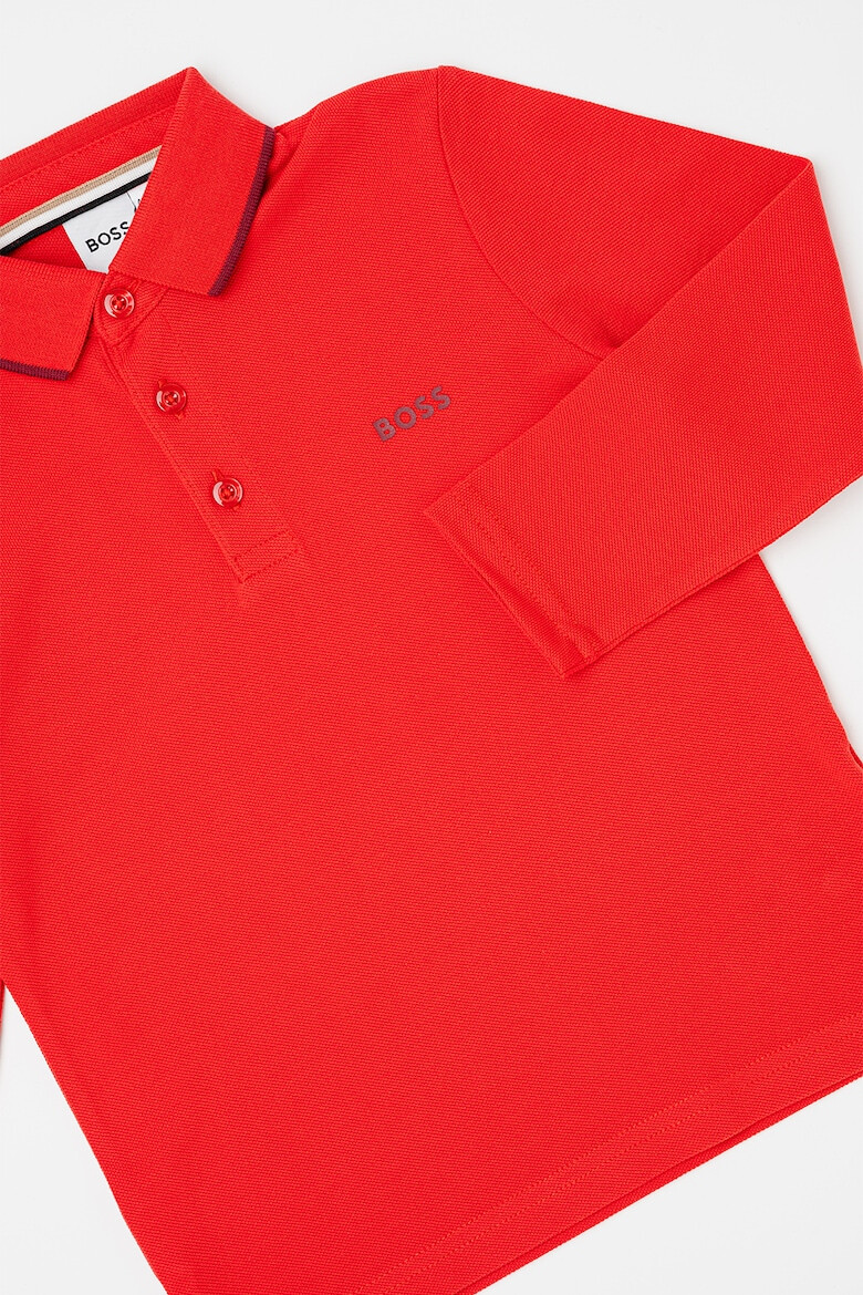 BOSS Kidswear Bluza polo din bumbac pique - Pled.ro