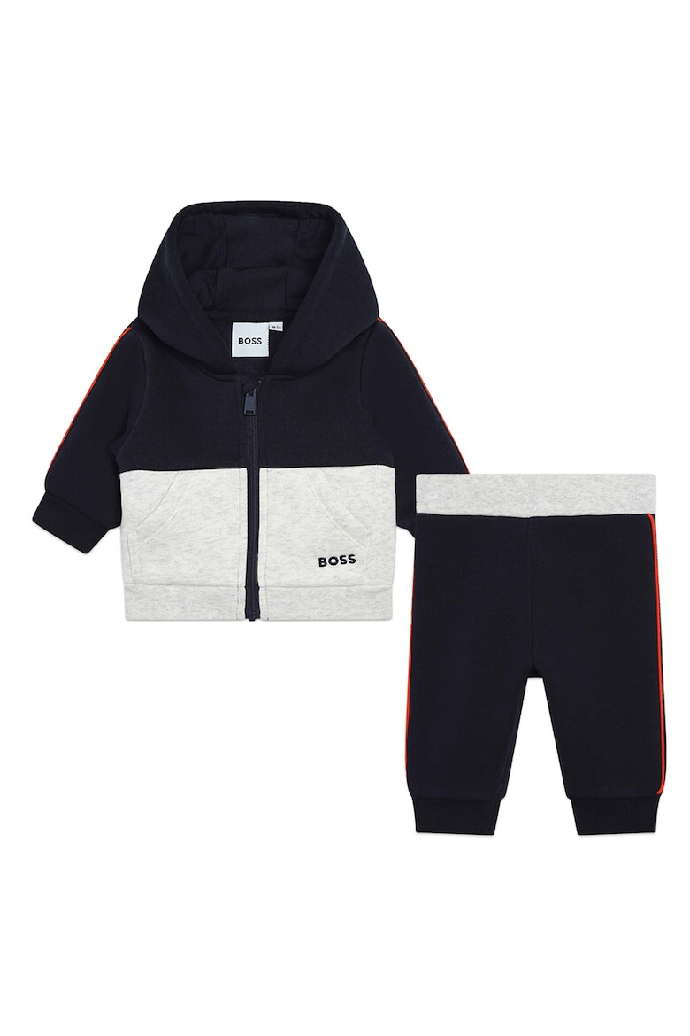 BOSS Kidswear Bluza sport colorblock cu logo - Pled.ro