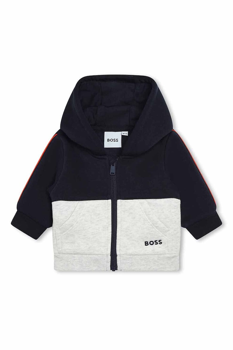 BOSS Kidswear Bluza sport colorblock cu logo - Pled.ro