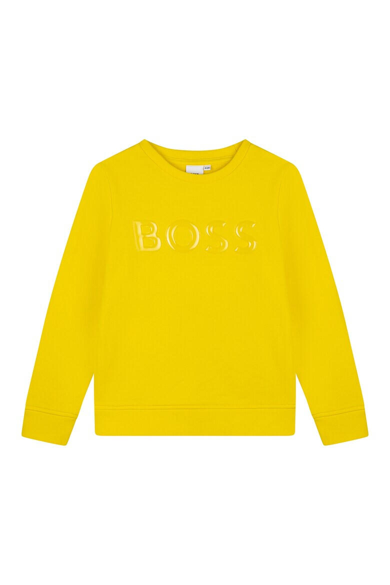 BOSS Kidswear Bluza sport cu logo lucios - Pled.ro