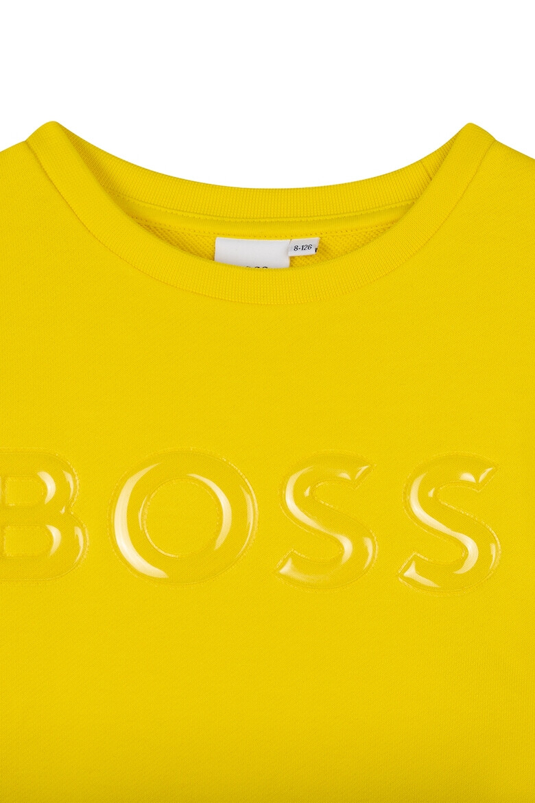 BOSS Kidswear Bluza sport cu logo lucios - Pled.ro