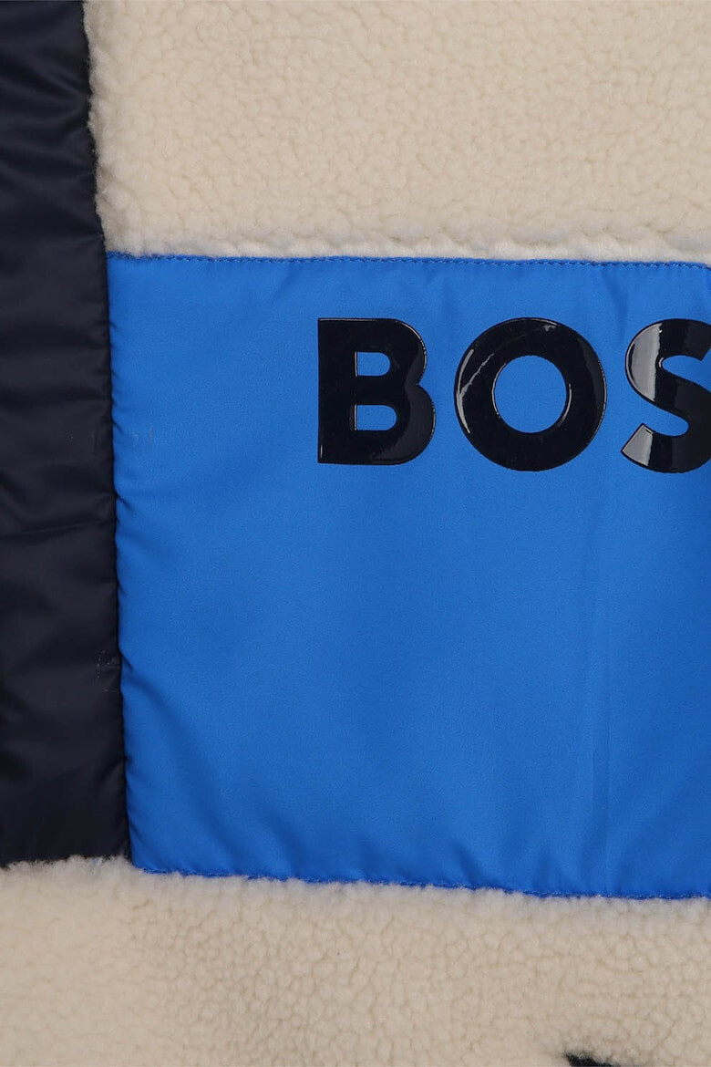 BOSS Kidswear Bluza sport din teddy cu logo - Pled.ro