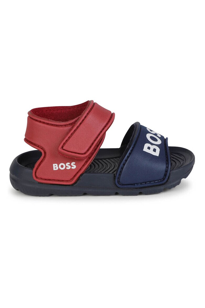 BOSS Kidswear BOSS Sandale cu velcro si aspect contrastant - Pled.ro