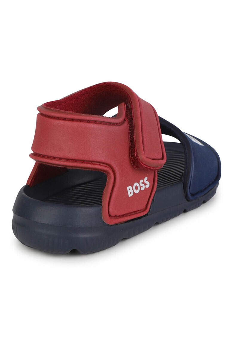 BOSS Kidswear BOSS Sandale cu velcro si aspect contrastant - Pled.ro