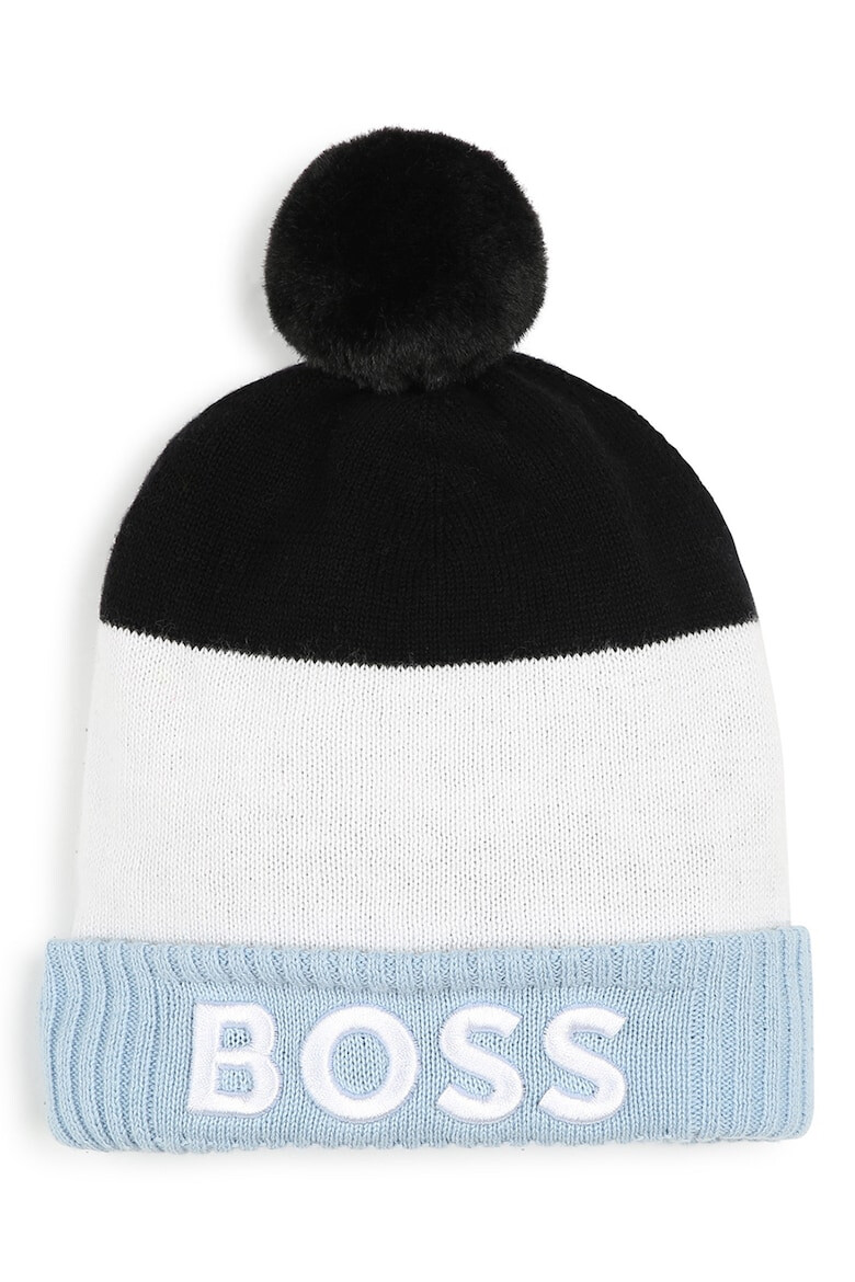 BOSS Kidswear Caciula cu ciucure si logo - Pled.ro