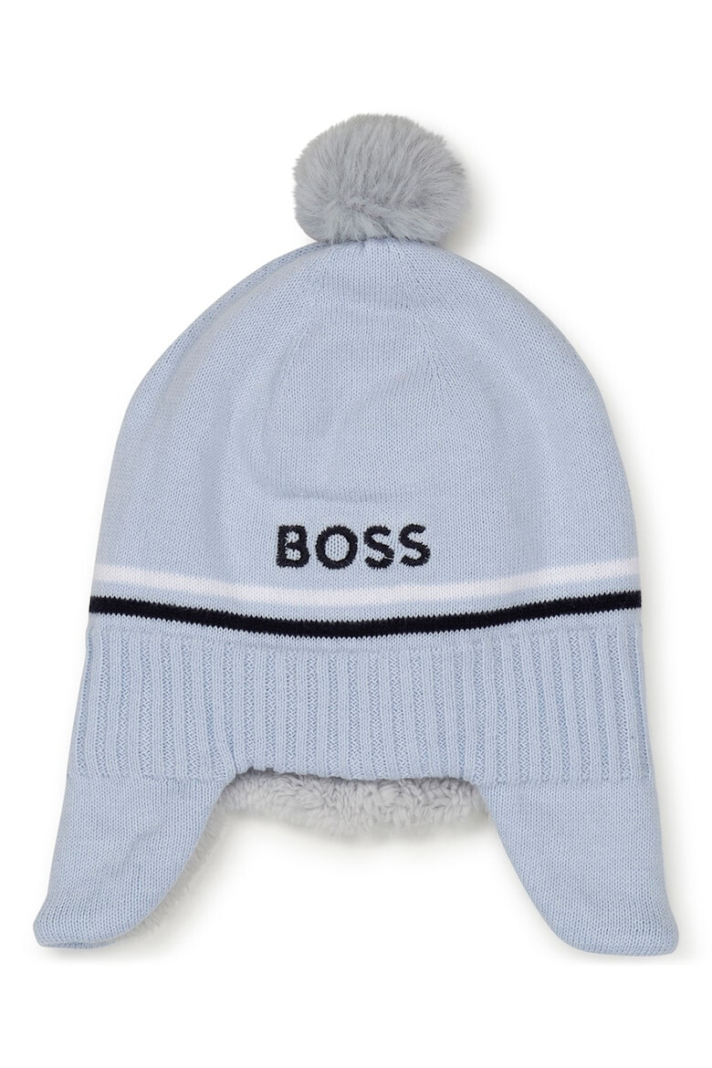 BOSS Kidswear Caciula tricotata cu ciucure - Pled.ro