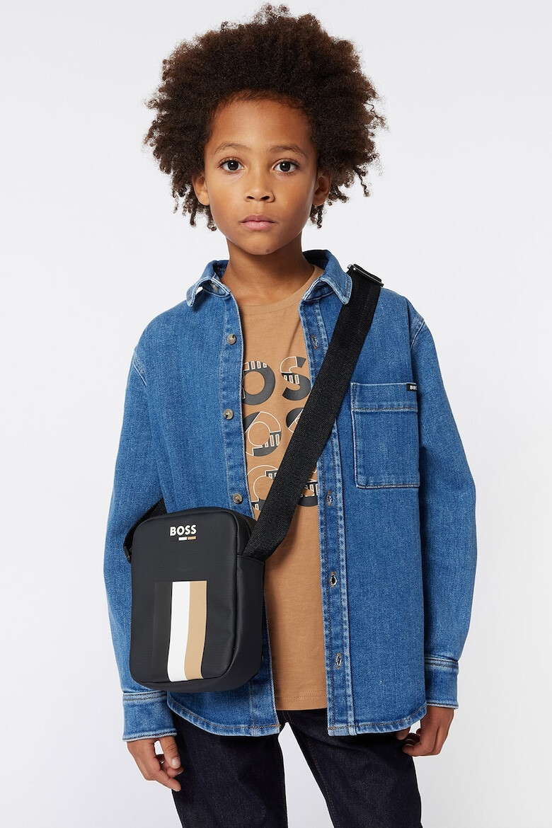 BOSS Kidswear Camasa din denim cu buzunar aplicat - Pled.ro