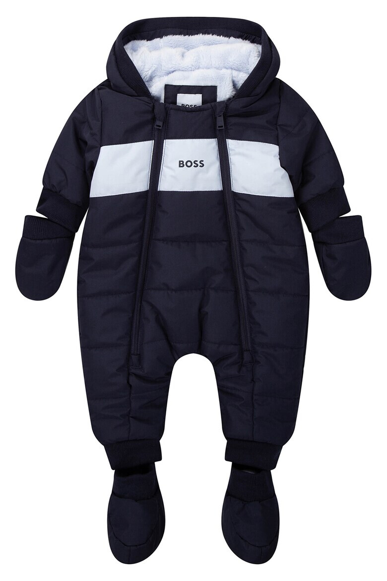 BOSS Kidswear Costum de iarna rezistent la apa cu vatelina si gluga - Pled.ro