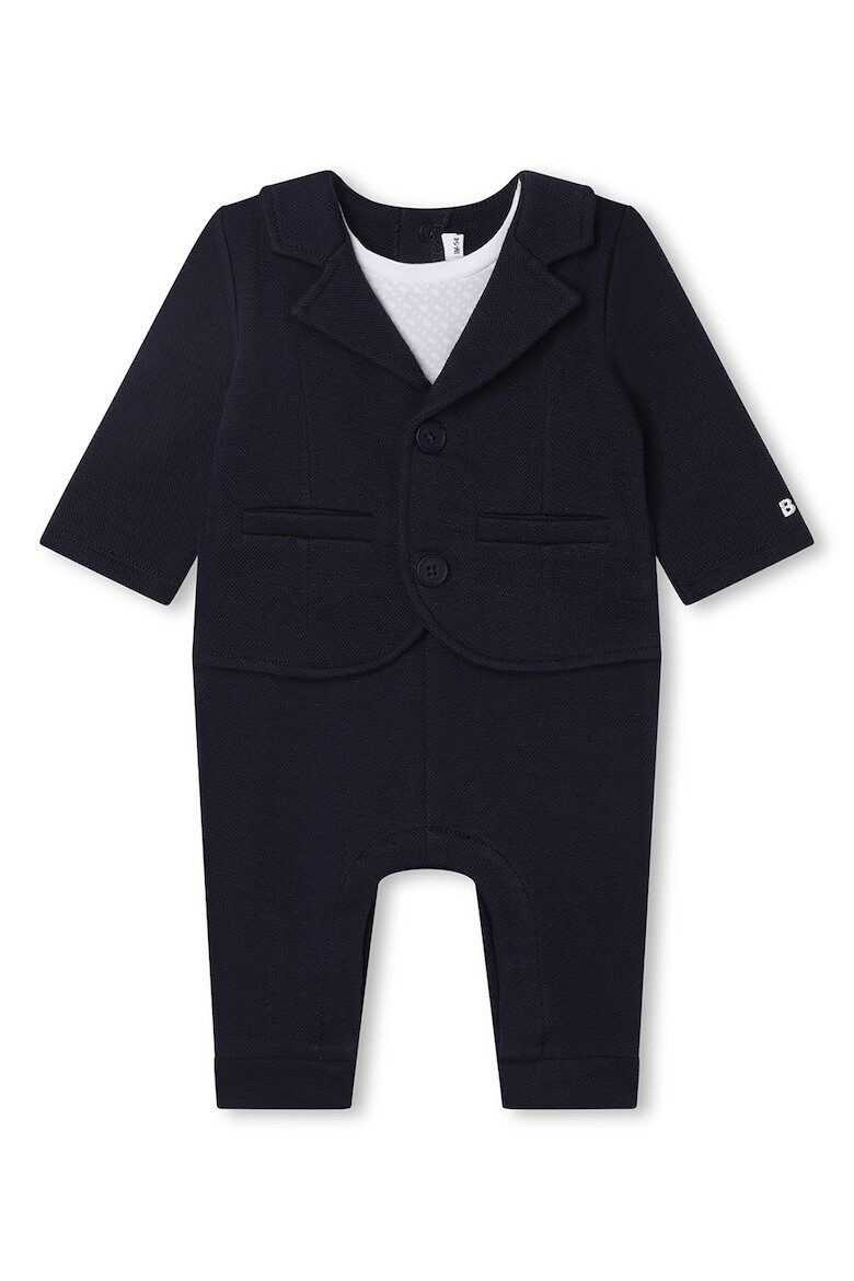 BOSS Kidswear Costum salopeta cu buzunare cu refilet - Pled.ro