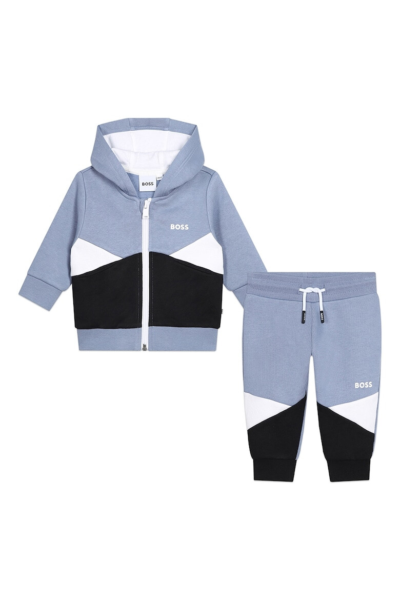 BOSS Kidswear Trening cu gluga si model colorblock - Pled.ro