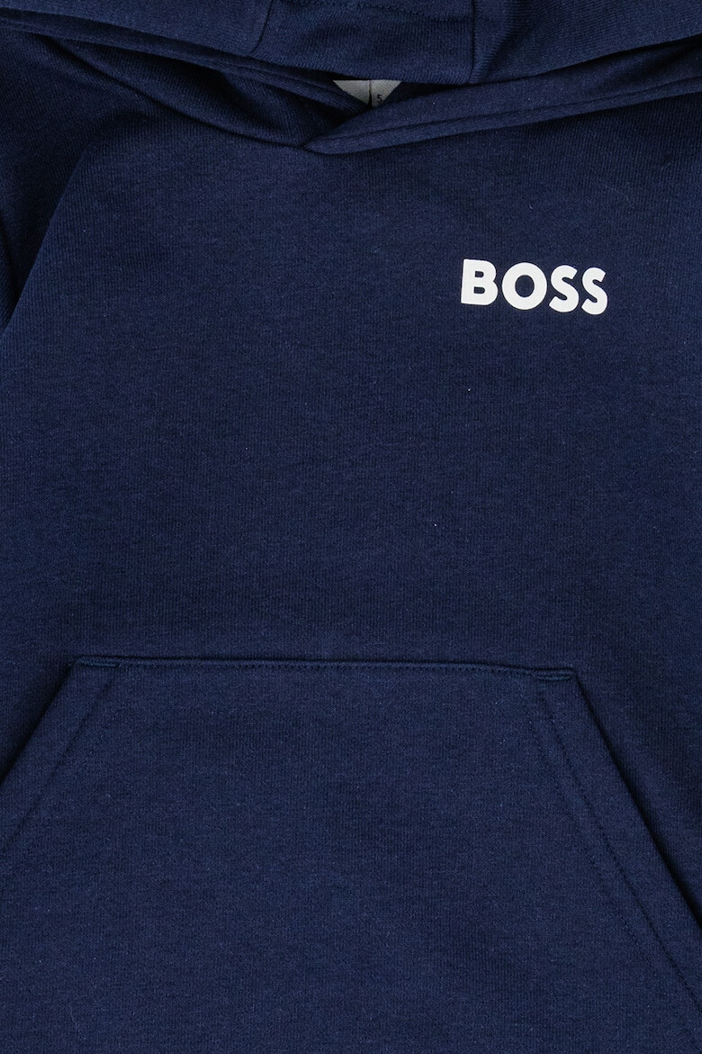 BOSS Kidswear Hanorac cu buzunar kangaroo - Pled.ro