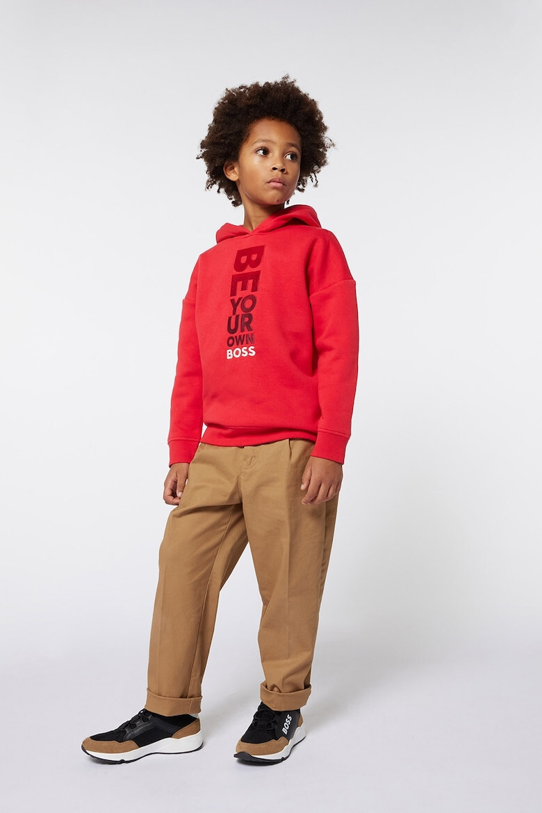 BOSS Kidswear Hanorac cu imprimeu logo - Pled.ro