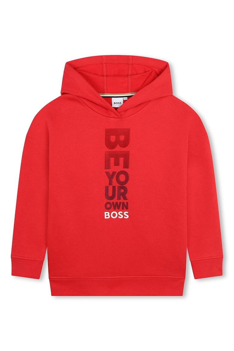 BOSS Kidswear Hanorac cu imprimeu logo - Pled.ro