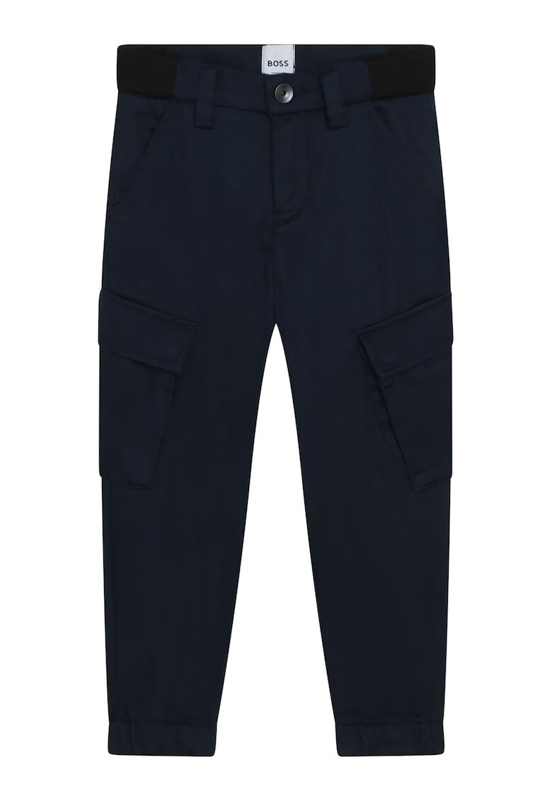 BOSS Kidswear Pantaloni cargo cu terminatii elastice - Pled.ro