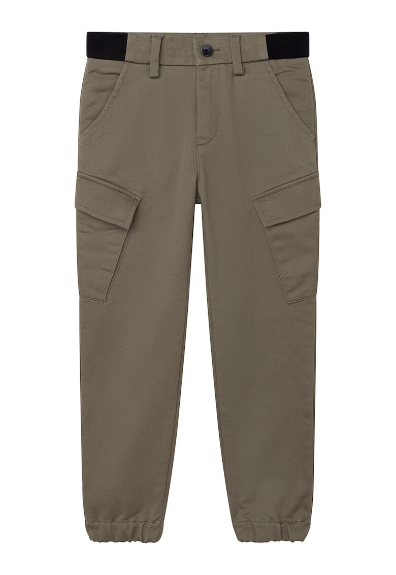 BOSS Kidswear Pantaloni cargo cu terminatii elastice - Pled.ro