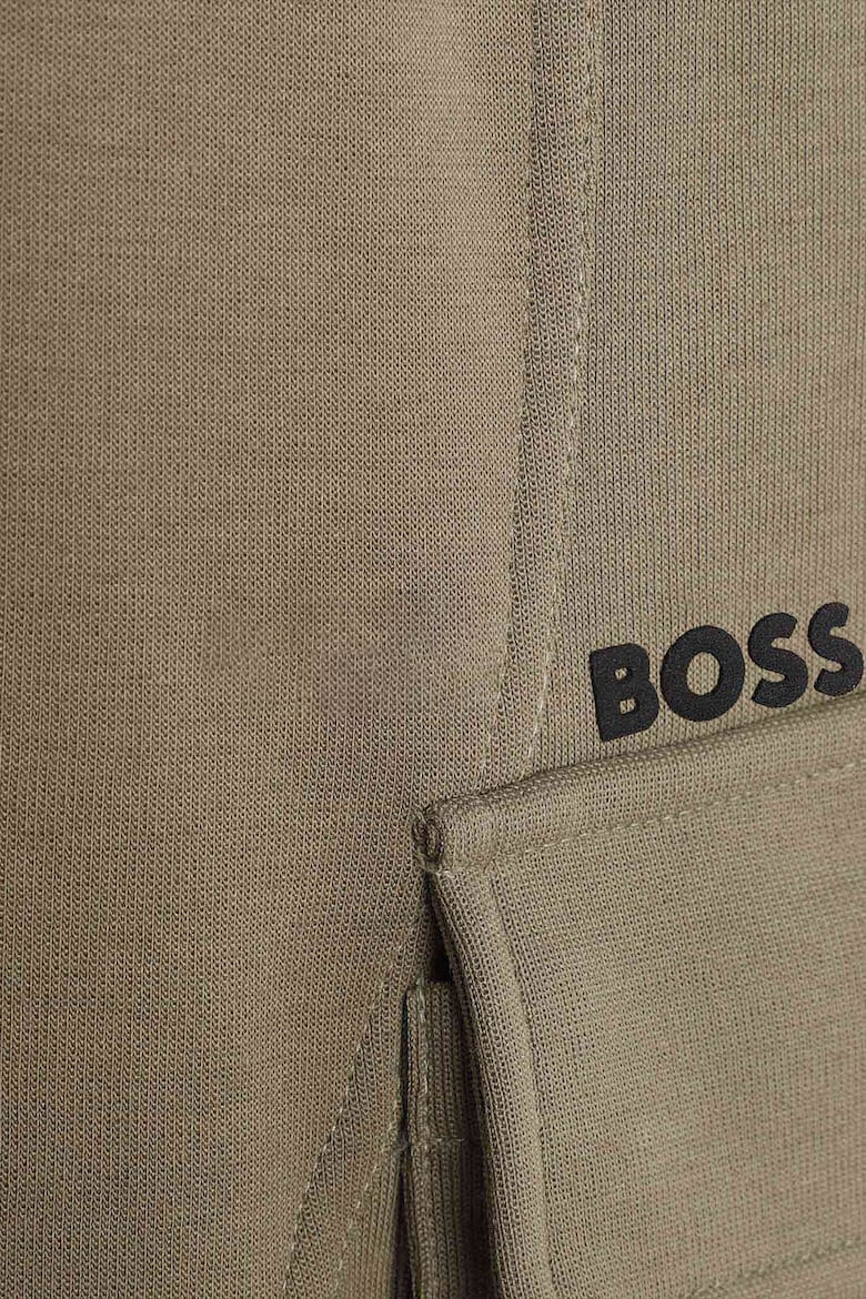 BOSS Kidswear Pantaloni de trening cargo cu croiala conica - Pled.ro