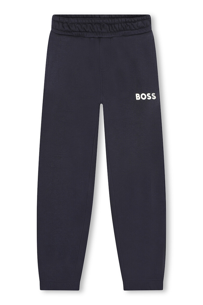 BOSS Kidswear Pantaloni de trening cu banda elastica in talie si logo - Pled.ro