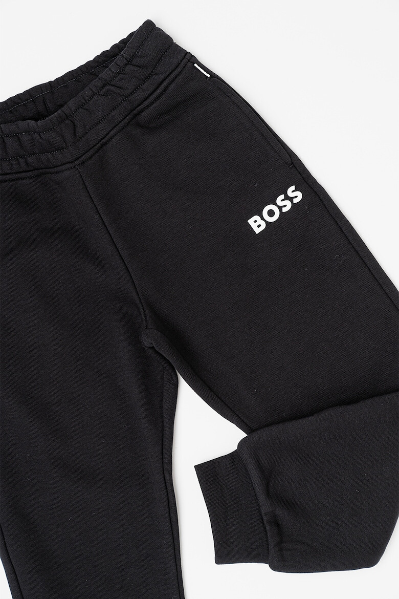 BOSS Kidswear Pantaloni de trening cu croiala conica si buzunare laterale - Pled.ro