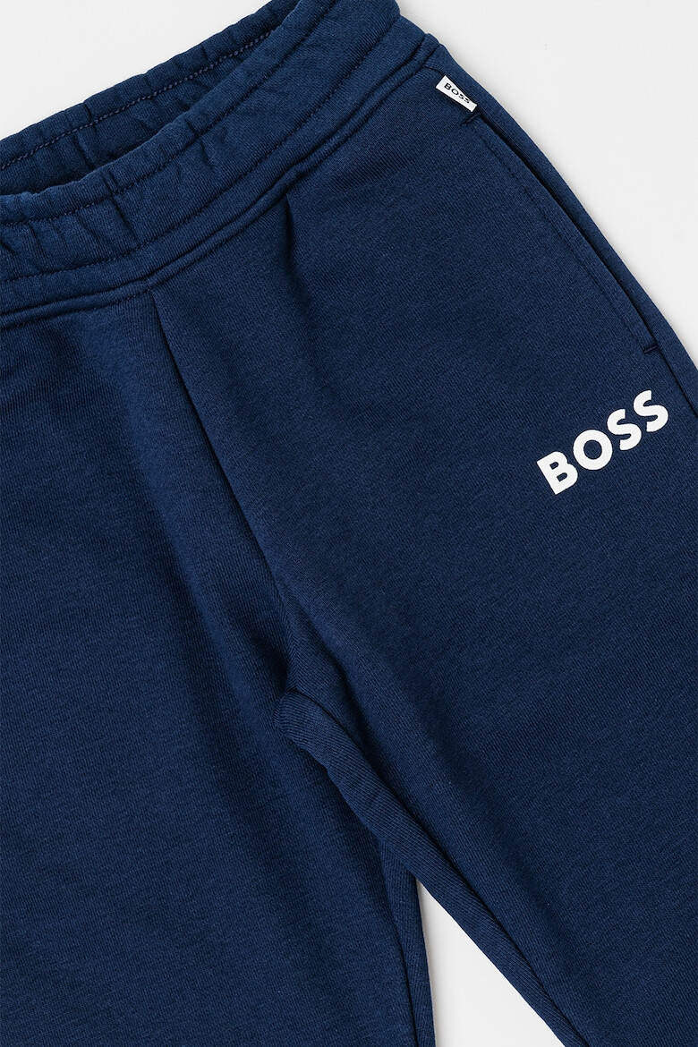 BOSS Kidswear Pantaloni de trening cu croiala conica si buzunare laterale - Pled.ro