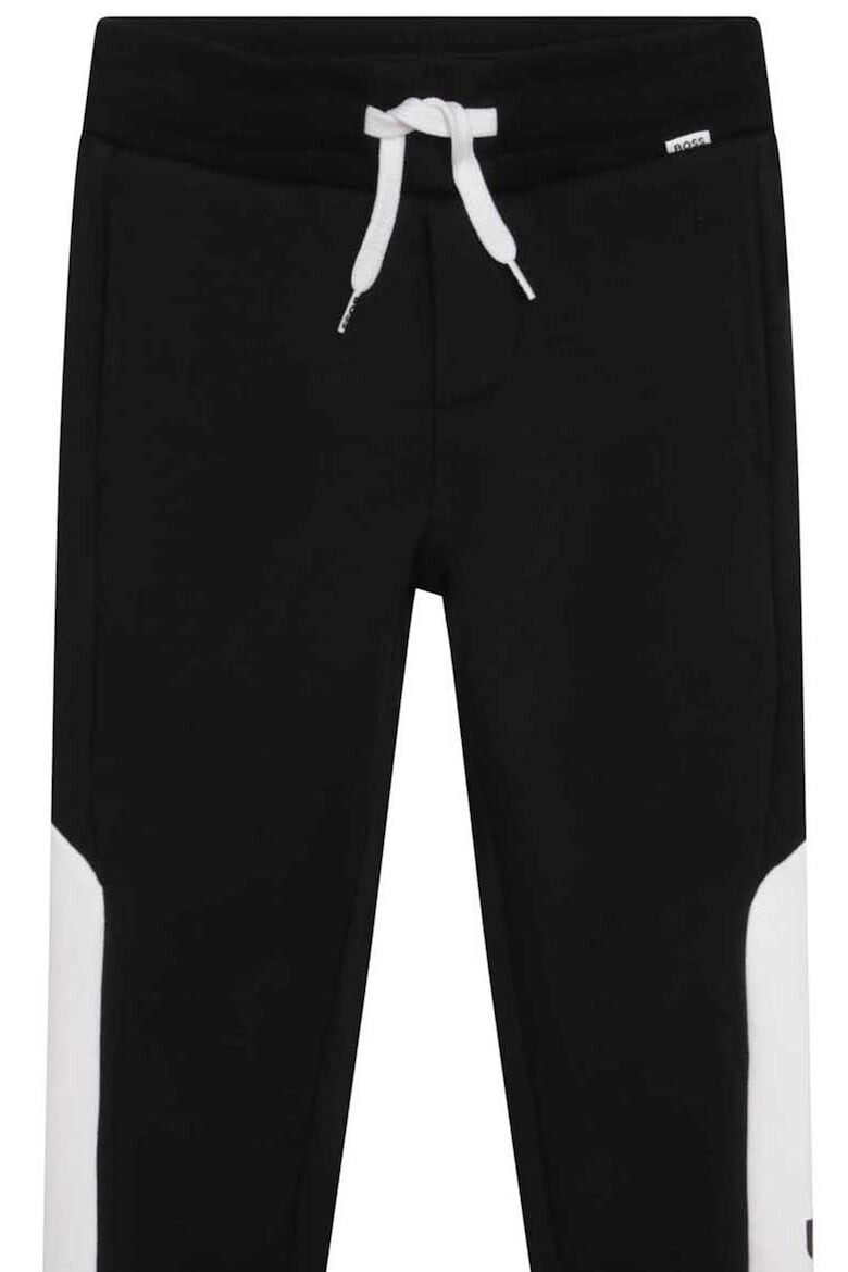 BOSS Kidswear Pantaloni sport cu segmente contrastante - Pled.ro