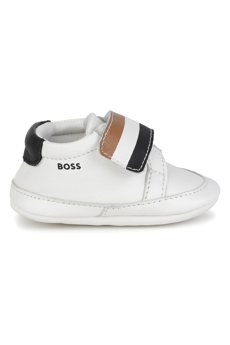 BOSS Kidswear Pantofi din piele cu inchidere velcro - Pled.ro