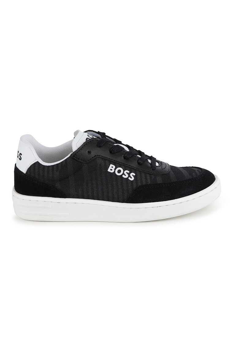 BOSS Kidswear Pantofi sport cu insertii din piele intoarsa - Pled.ro