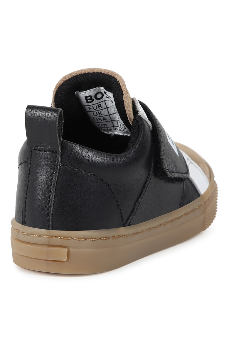 BOSS Kidswear Pantofi sport din piele cu inchidere velcro - Pled.ro