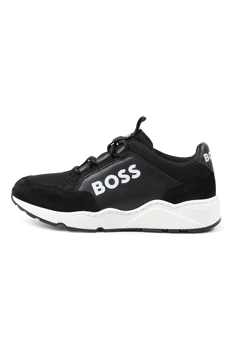 BOSS Kidswear Pantofi sport low cu imprimeu logo - Pled.ro