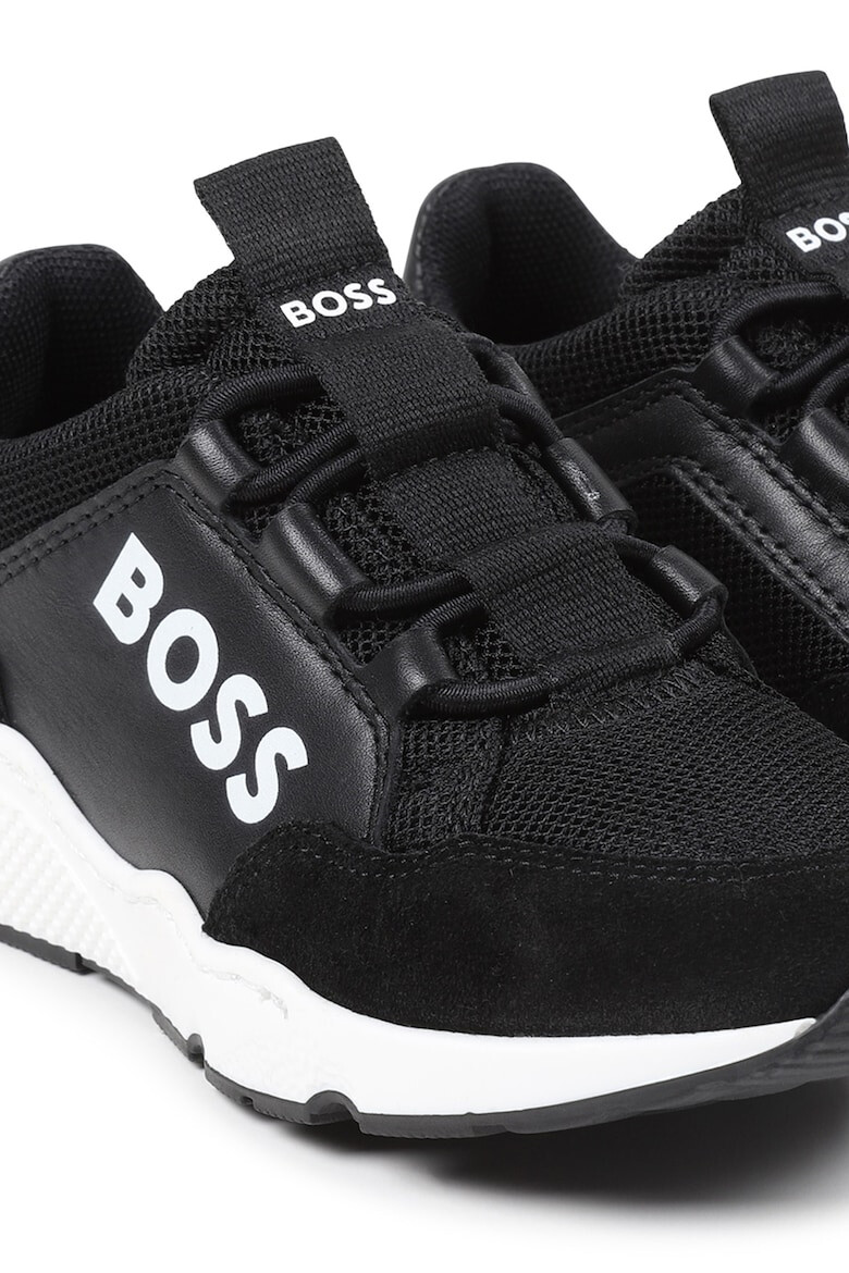 BOSS Kidswear Pantofi sport low cu imprimeu logo - Pled.ro