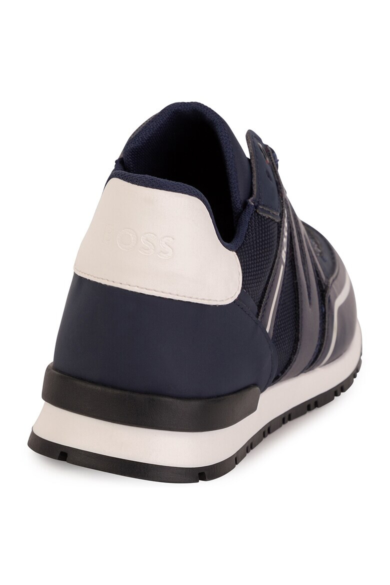 BOSS Kidswear Pantofi sport low-top cu garnituri metalizate - Pled.ro