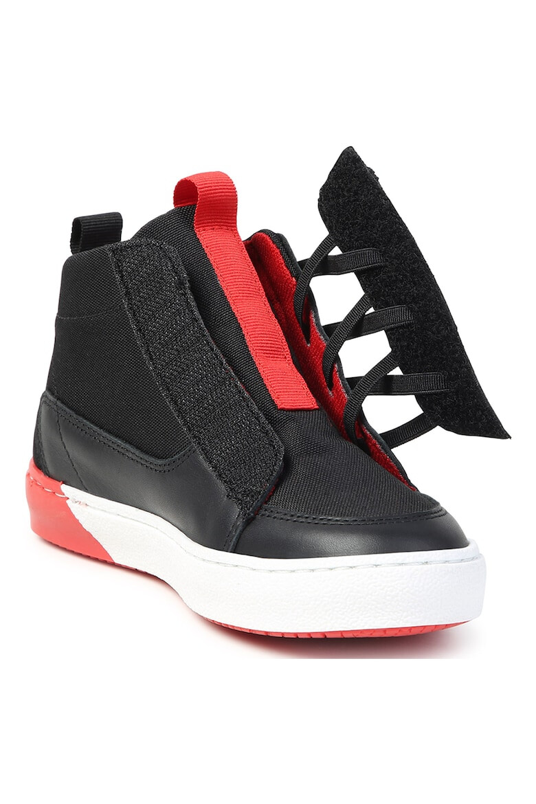 BOSS Kidswear Pantofi sport medii cu garnituri de piele - Pled.ro