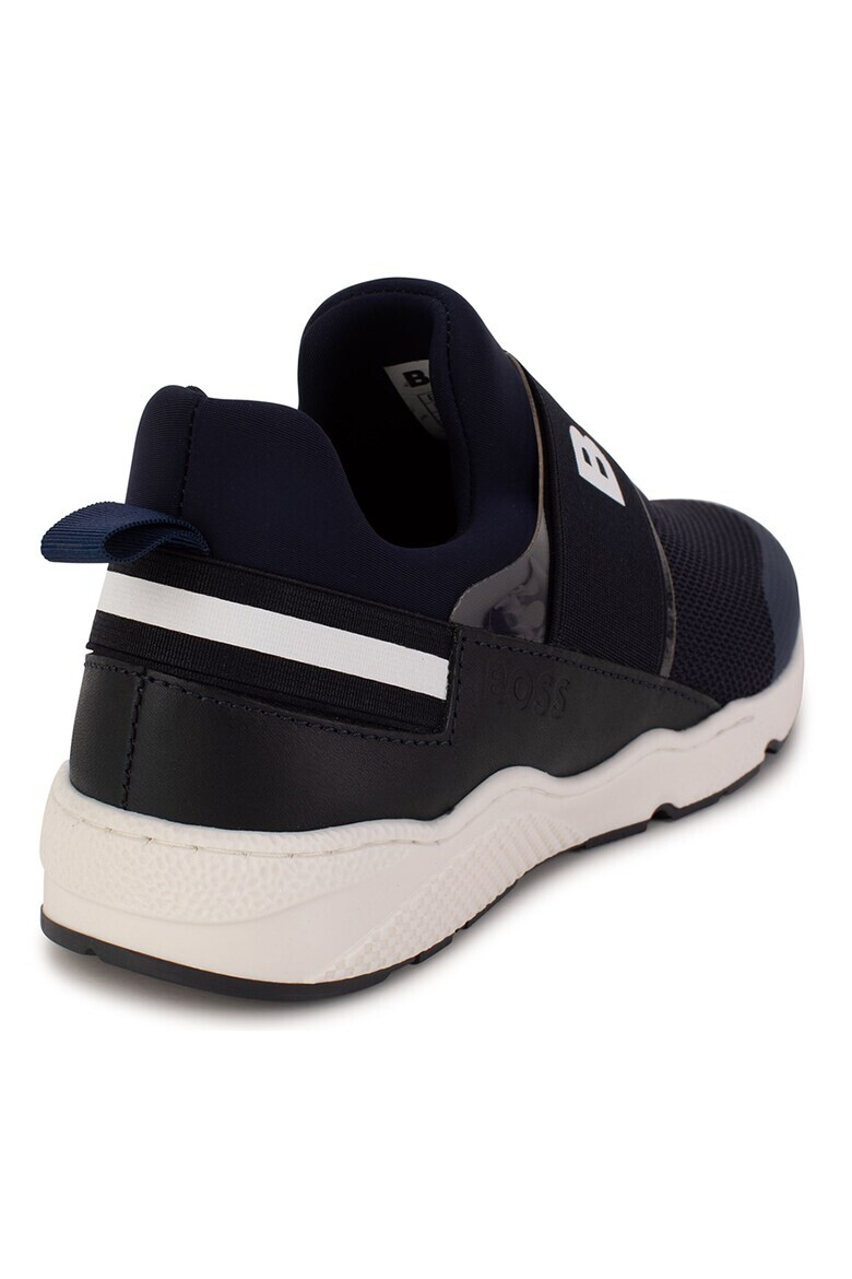 BOSS Kidswear Pantofi sport slip-on cu banda logo elastica - Pled.ro