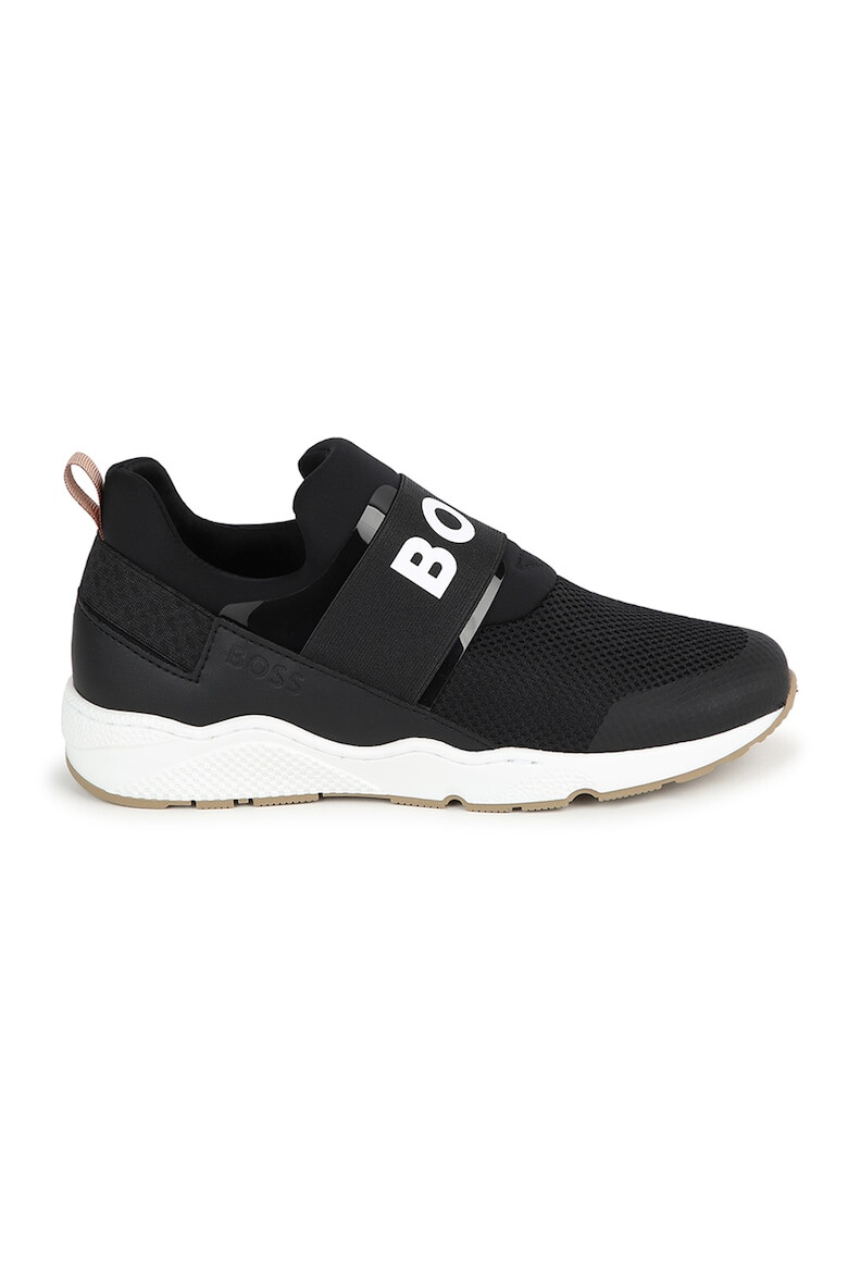 BOSS Kidswear Pantofi sport slip-on cu imprimeu logo - Pled.ro